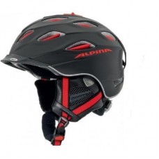 Шлем Alpina Supercybric Black/Red Silk Matt